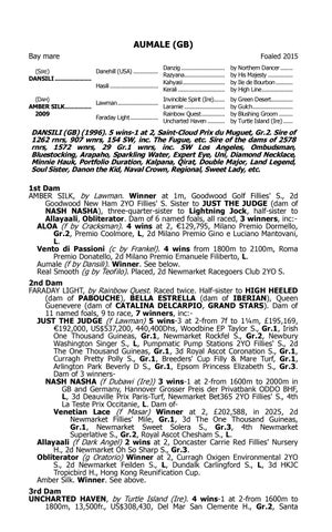 LR Mare pedigrees 