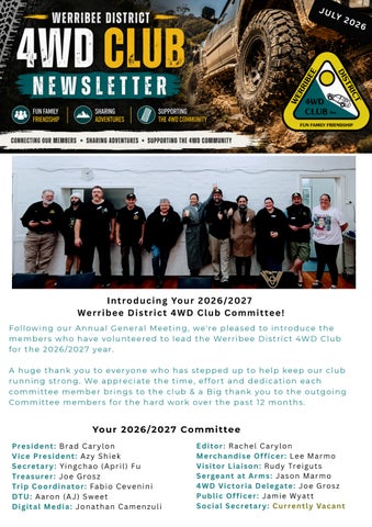 Werribee District 4WD Club Magazine - July 2026