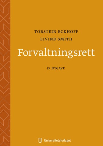 Forvaltningsrett: 13. Utg