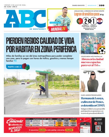ABC VIERNES 3 DE JULIO DE 2026