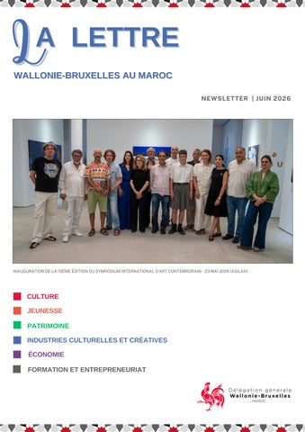 La lettre Wallonie-Bruxelles au Maroc - Juin 2026