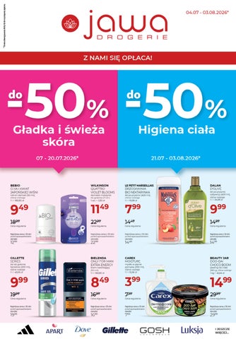 Drogerie Jawa - Gazetka - Lipiec 2026