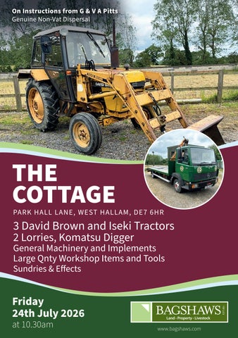 The Cottage, Park Hall Lane Catalogue