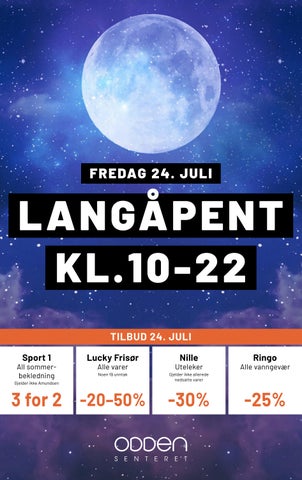 Odden Langåpent 24juli 2026