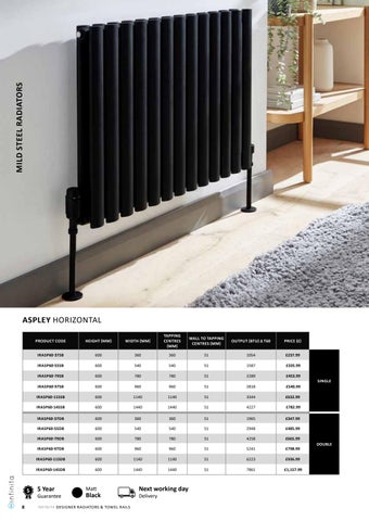 Infinita 设计师 Radiators and Towel Rails E2 2026 电子版 72 dpi 第 8 页