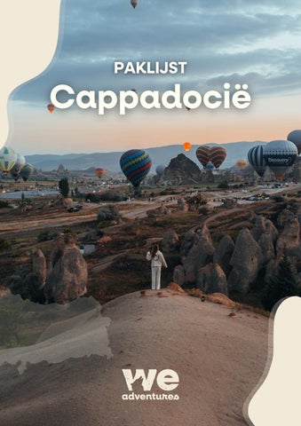 WA26 Paklijst Cappadocië