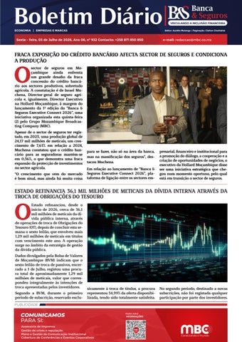 BOLETIM BANCA & SEGUROS 03.07.2026