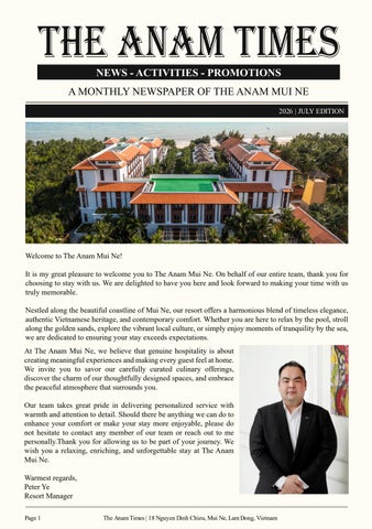 The Anam Mui Ne - Newspaper - EN version