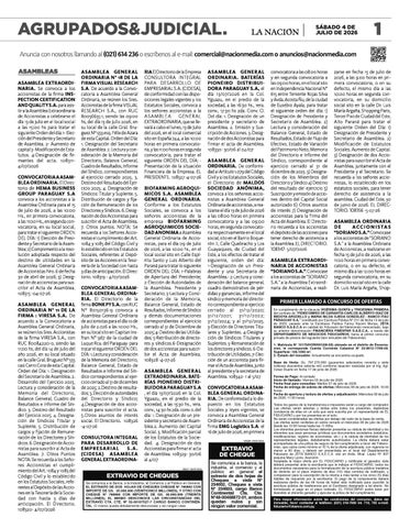 SUPLEMENTO - AGRUPADOS - EDICIÓN 11.300