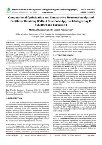 Computational Optimization and Comparative Structural Analysis of Cantilever Retaining Walls: A Dual