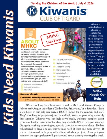 July 4, 2026 Newsletter