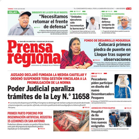 La Prensa Regional – Domingo 05 de Julio de 2026