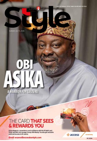 THISDAY STYLE MAGAZINE 5TH JULY 2026