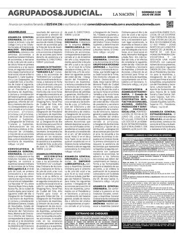 SUPLEMENTO - AGRUPADOS - EDICIÓN 11.301
