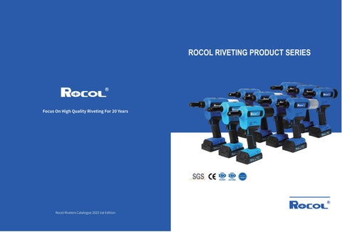 Catalog thiết bị & dụng cụ rút ốc tán Rocol chính hãng | Renvi