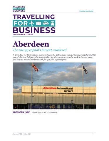 Aberdeen - Travelling for Business Guide