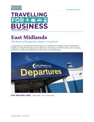 East Midlands - Travelling for Business Guide