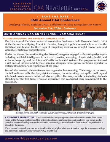 CAA Newsletter July 2026