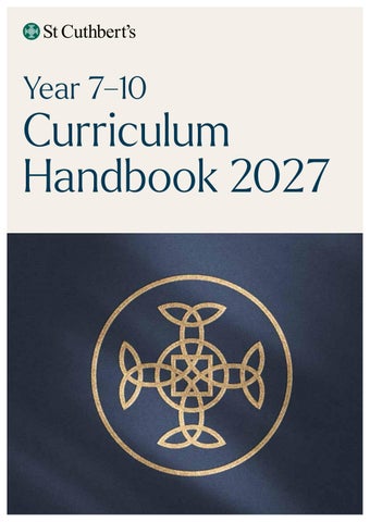 2027 Year 7-10 Curriculum Handbook