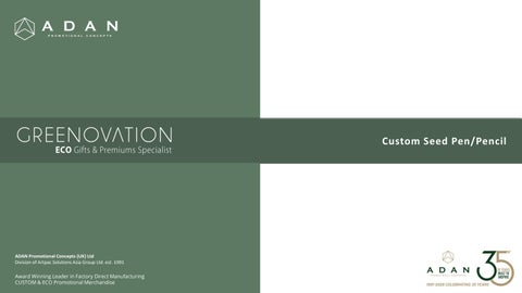 Custom Plantable Seed Collection