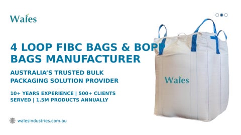 4 Loop FIBC Bags & BOPP Bags Manufacturer
