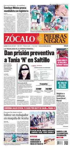 Piedras Negras 06 de julio de 2026