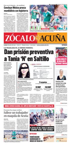 Acuña 06 de julio de 2026