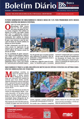 BOLETIM BANCA & SEGUROS 06.07.2026