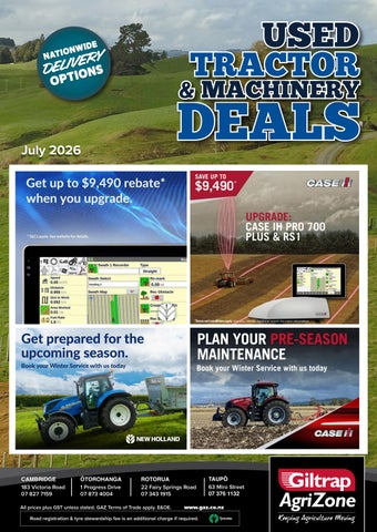 Giltrap AgriZone Used Equipment Mailer