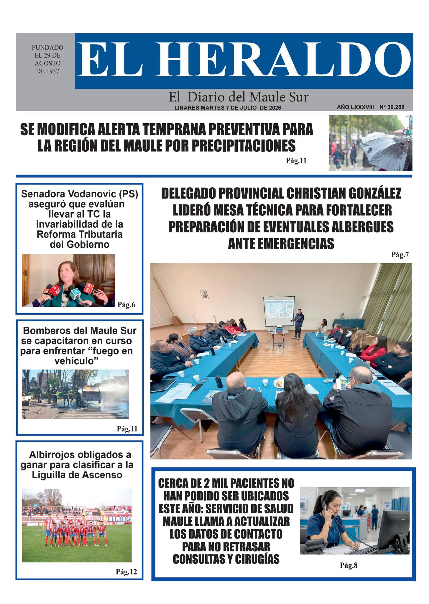 Martes 07 de julio 2026