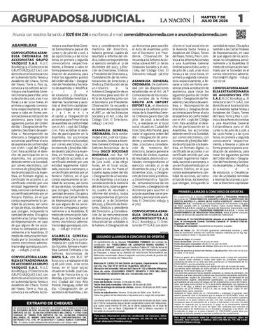 SUPLEMENTO - AGRUPADOS - EDICIÓN 11.303