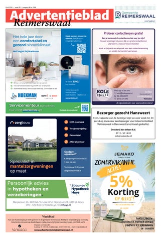 Advertentieblad Reimerswaal - week 28 2026