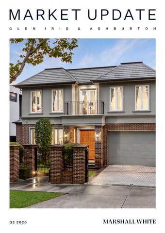 Ash Howarth Glen Iris & Ashburton Market Update Report