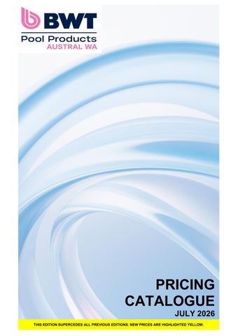 Austral Price List JULY 2026
