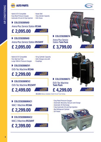 NAPA Auto Parts: Air Conditioning 第 4 页