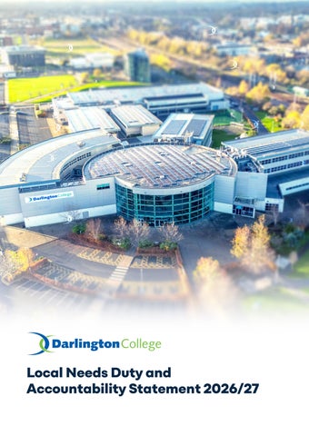 Darlington College Local Needs Duty and Accountability Statement 2026/27