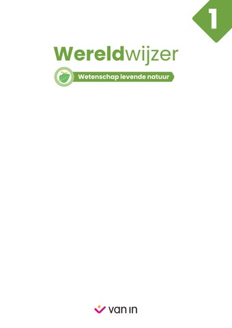 Wereldwijzer 1 thema 3 Handleiding