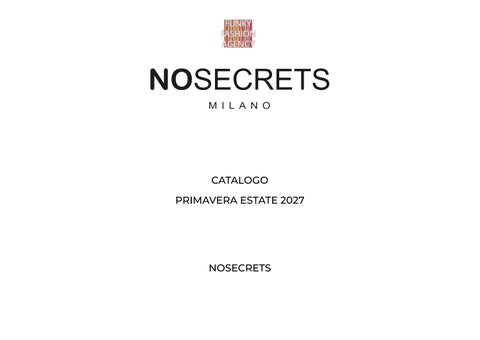 lookbook No Secrets collection SS27