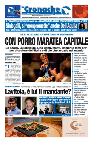 Cronache del 8 luglio 2026