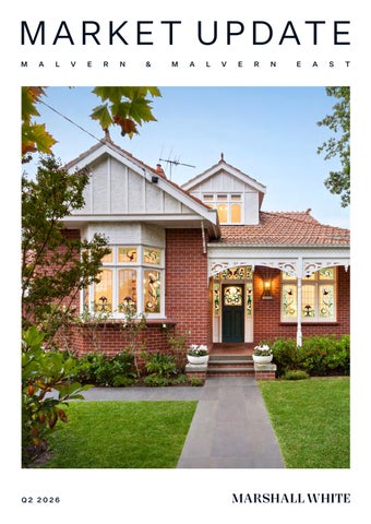 Daniel Wheeler Malvern & Malvern East Market Update Report