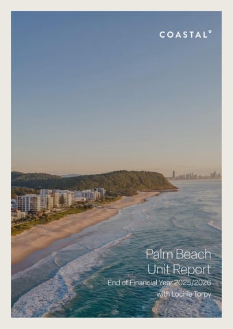 Palm Beach Unit Report | Lochie Torpy