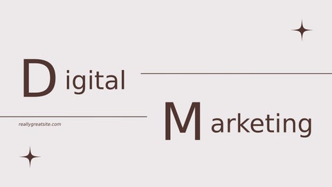 Digital Marketing
