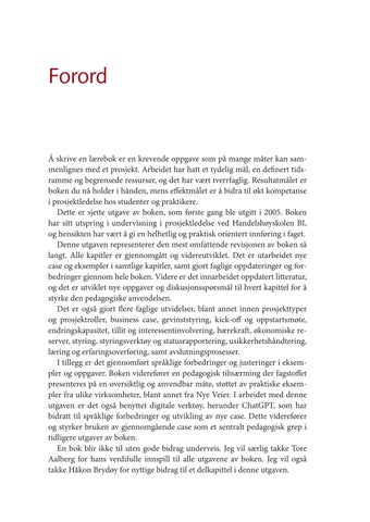 Prosjektledelse: fra initiering til gevinstrealisering, 6. utgave 第 11 页