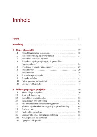 Prosjektledelse: fra initiering til gevinstrealisering, 6. utgave 第 5 页