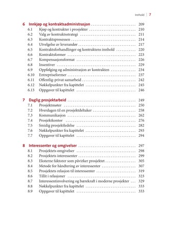 Prosjektledelse: fra initiering til gevinstrealisering, 6. utgave 第 7 页
