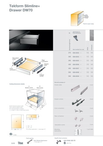 Titus Tekform Slimline plus drawer apr2026 第 12 页