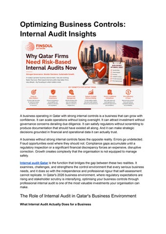 Optimizing Business Controls Internal Audit Insights