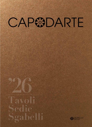 Capodarte Tables and Chairs 2026