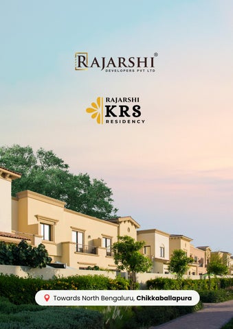 Experience Modern Living at KRS Residency – Premium Residential Plots in Bengaluru