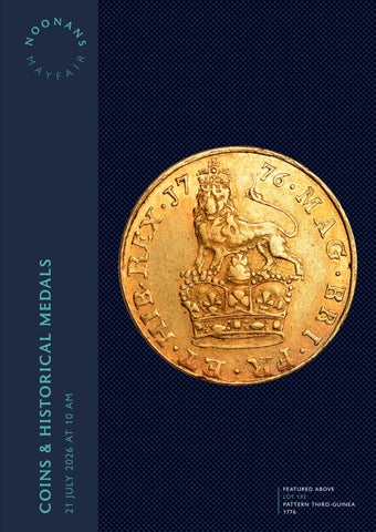 Noonans Coins and Historical Medals (21 Jul 26)